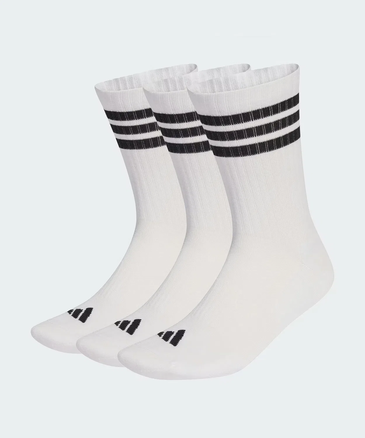 Мужские носки с принтом, комплект из 3 пар Adidas, White/Black