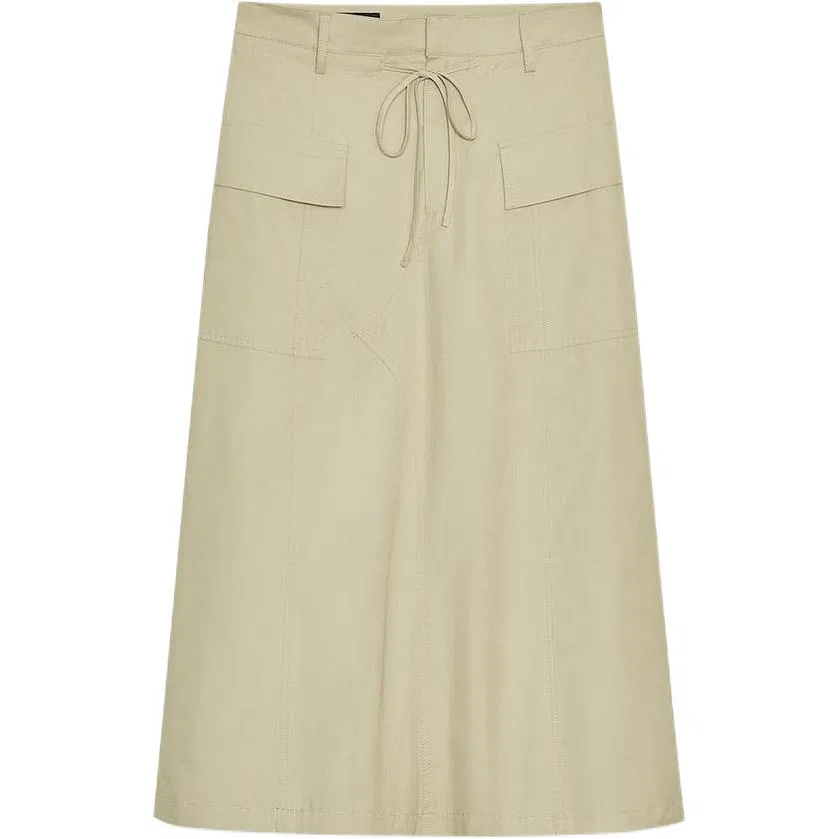 Женская повседневная длинная юбка карго Light Khaki ZARA