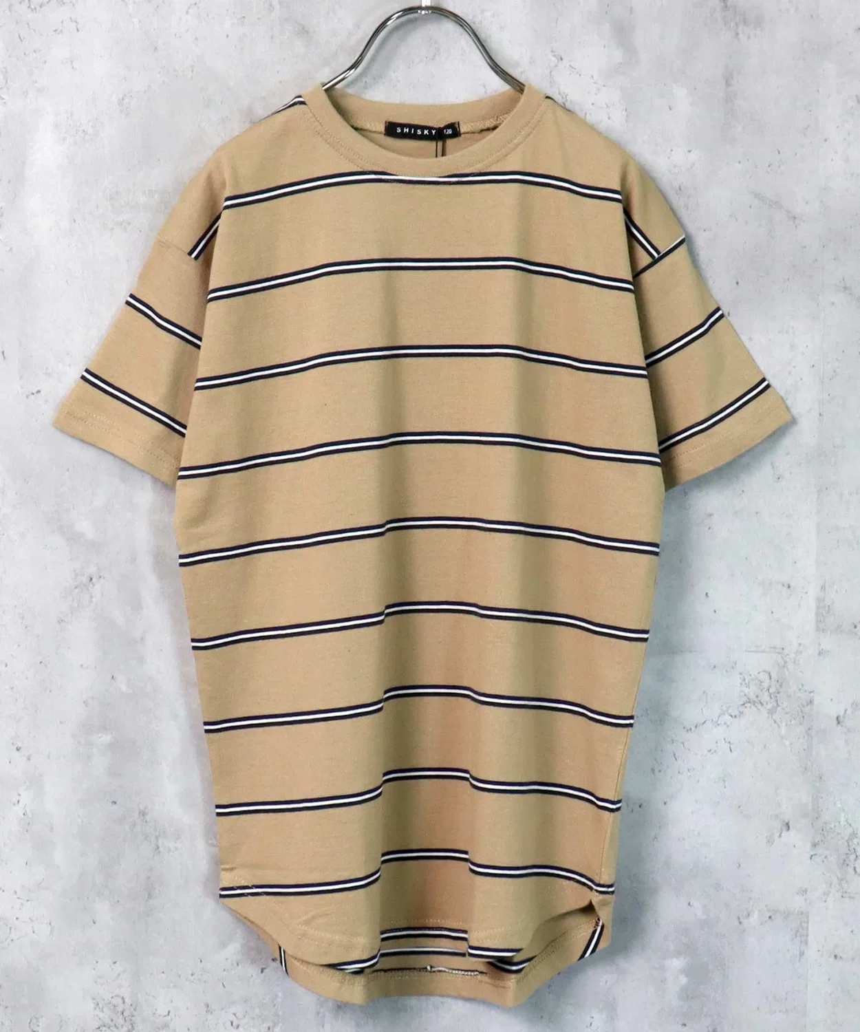Детское платье-трапеция с принтом Big Silhouette SHISKY, Beige