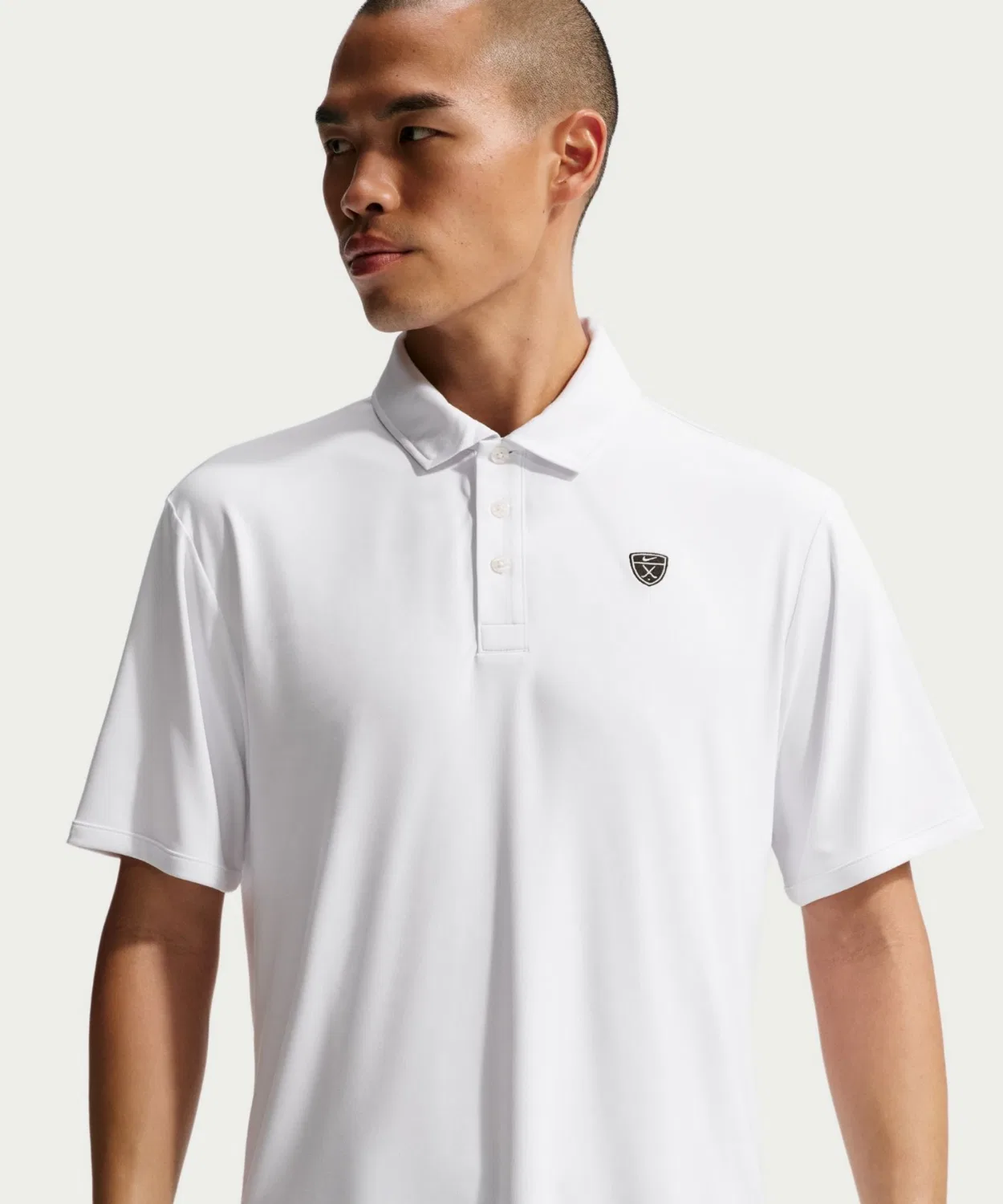 Мужское поло Dri-FIT с логотипом Nike Par, Белый