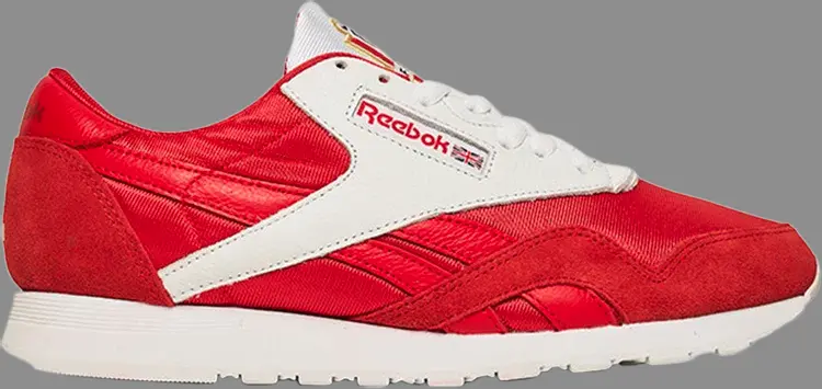 Кроссовки 24 kilates x classic nylon 'f.c.v.k' Reebok, красный — фото 2