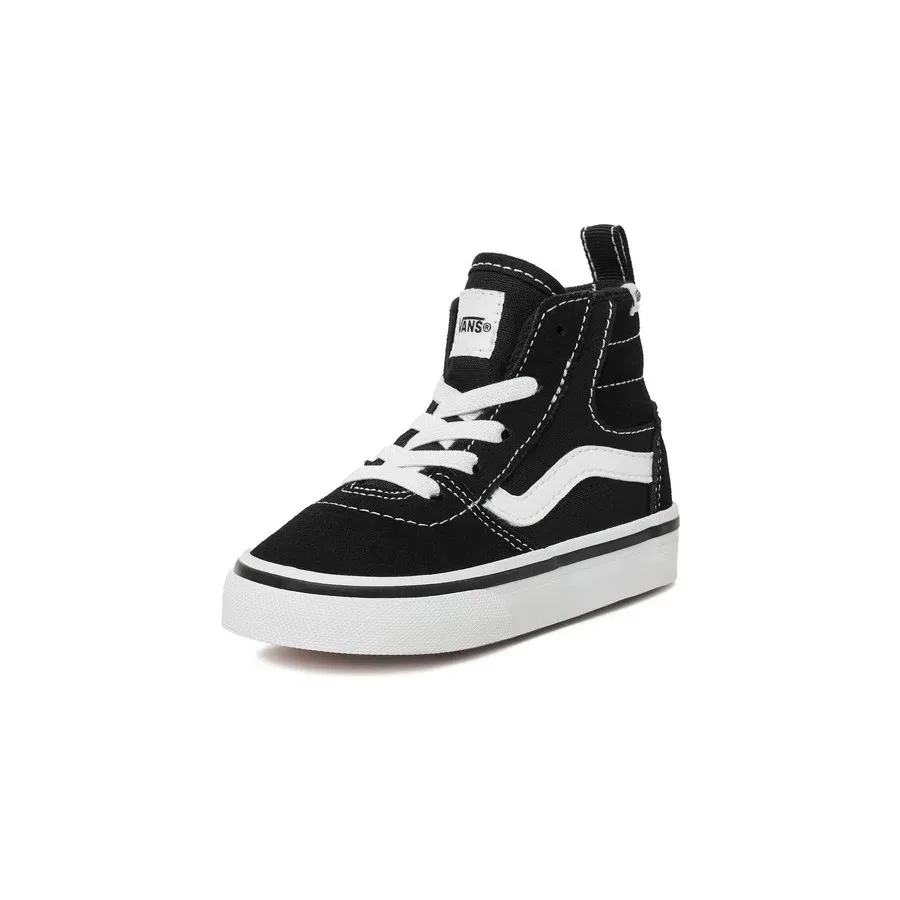 Кеды с боковой молнией Ashwood Hi Decon Side Zip Vans, Черно-белый — фото 2