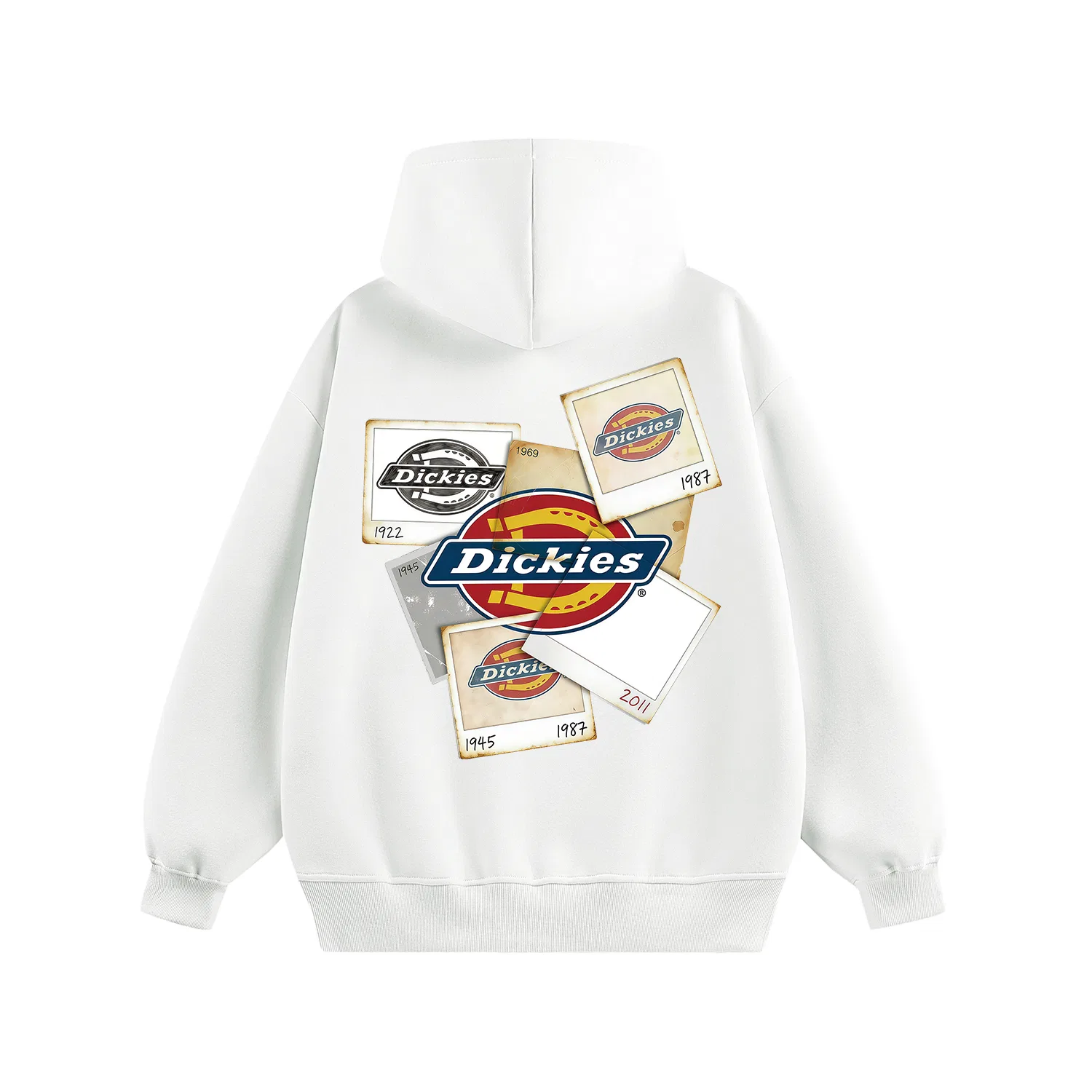 Детский свитшот с капюшоном Dickies, White