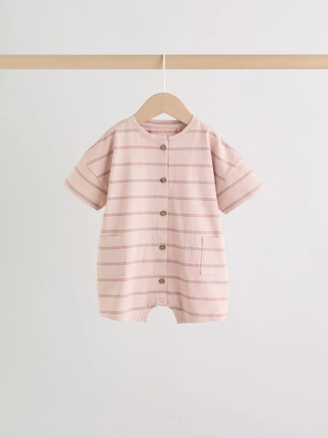 Ромперы 3 шт., Neutral Stripe Next, нейтральная полоска — фото 3