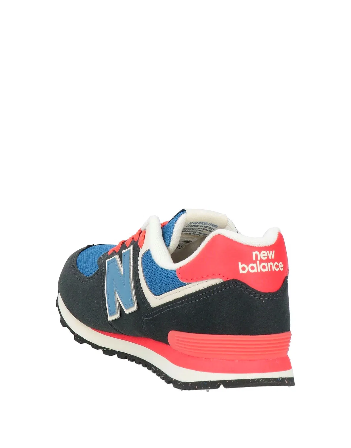 Детские кроссовки для мальчиков с брендовым логотипом New Balance, темно‑синий — фото 3