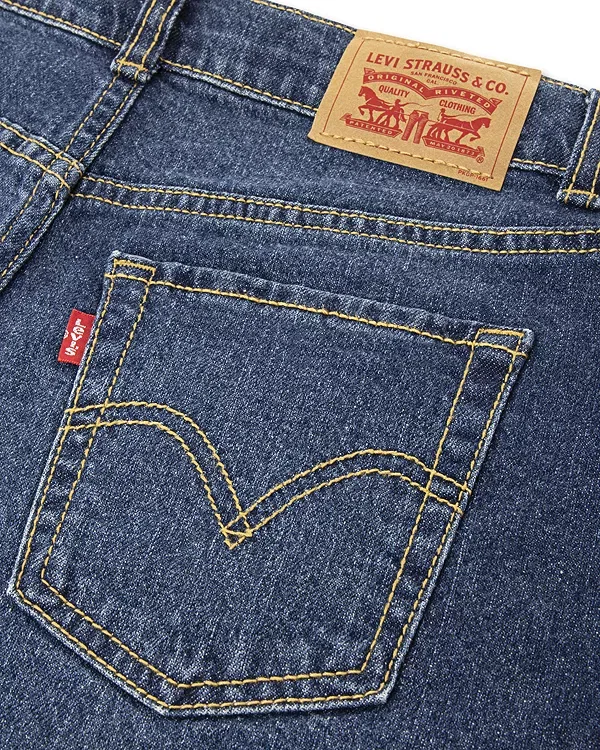 Детские шорты для девочек хлопковые Levi's, No Filter — фото 4