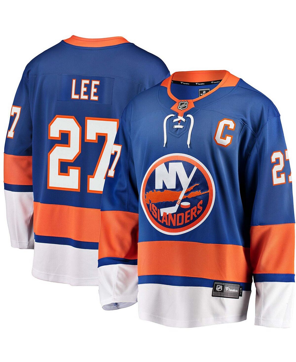 

Мужская футболка anders lee royal new york islanders home premier breakaway player Fanatics