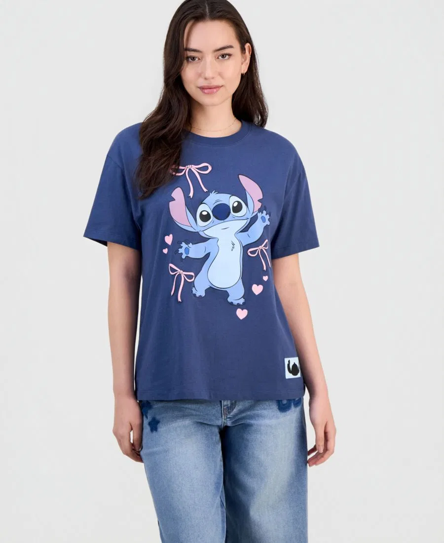 Детская футболка с принтом Stitch Disney, Blue — фото 3