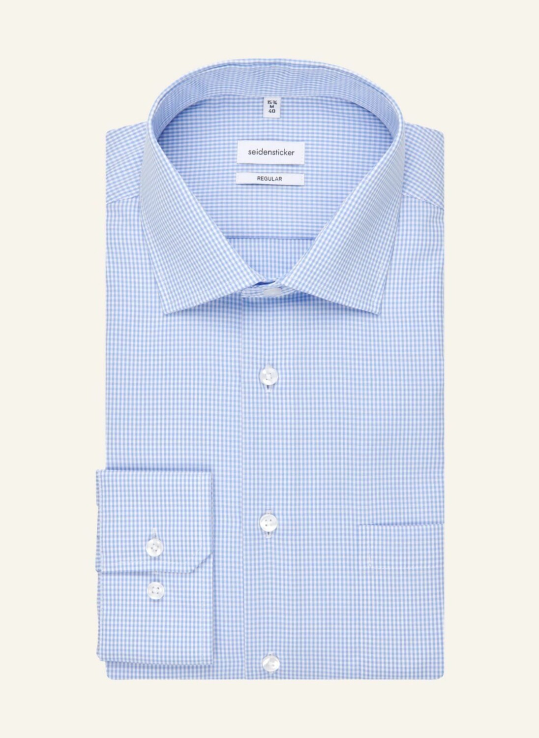 

Рубашка seidensticker Regular Fit, светло-синий