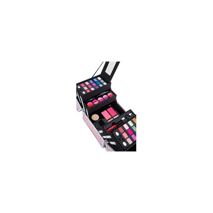 

Косметичка Mya Travel Pink Cube с 28 тенями для век, 2 блесками для губ и 4 румянами Aromya