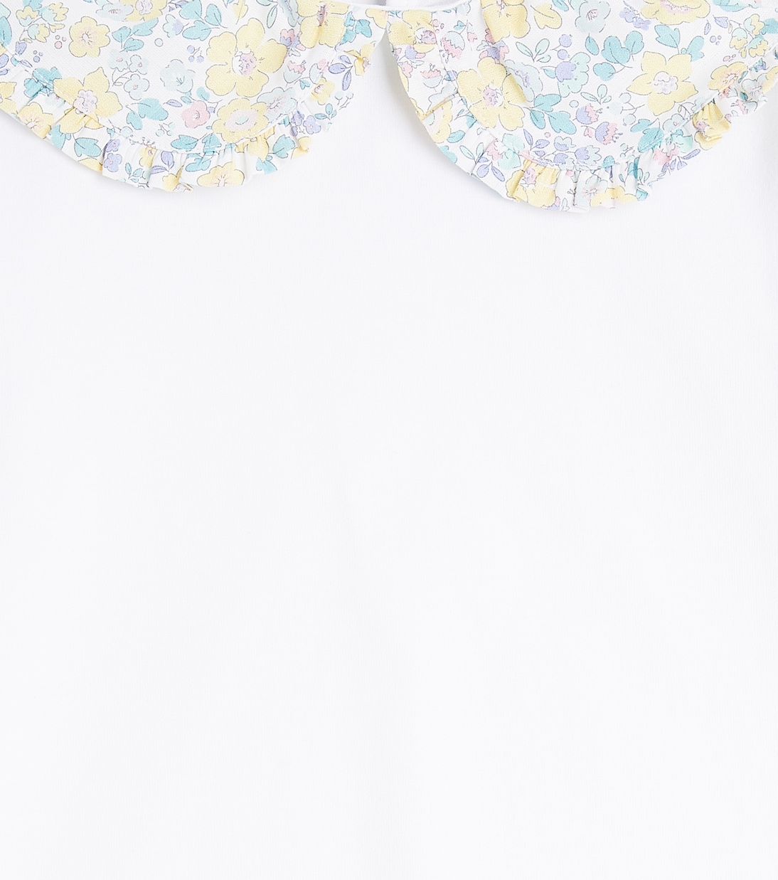 Топ из хлопкового джерси Lorena La Coqueta, Yellow Floral — фото 3