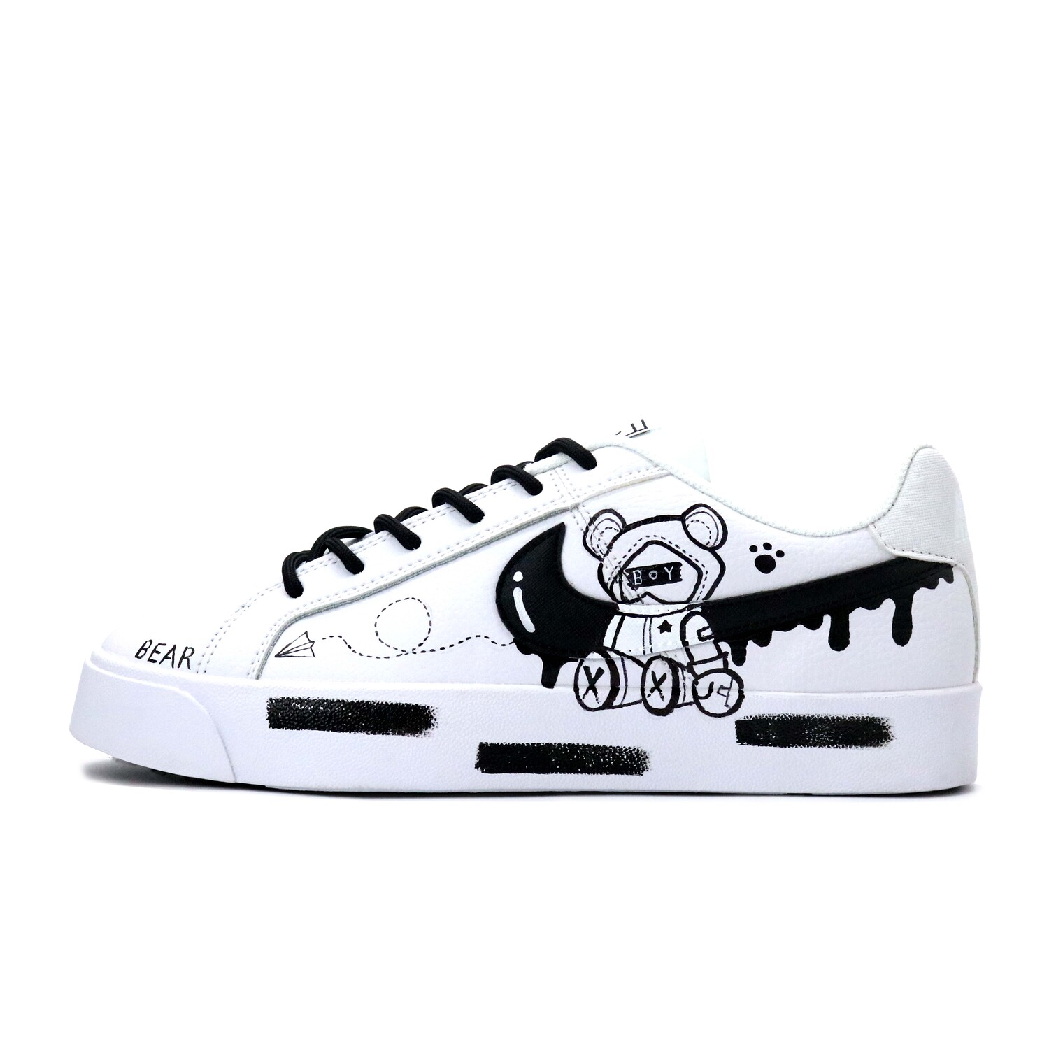 

Кроссовки для скейтбординга Court Royale, унисекс, низкие, черный/белый Nike