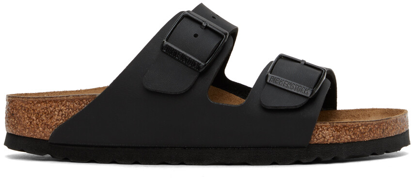 Черные узкие сандалии Arizona Birkenstock