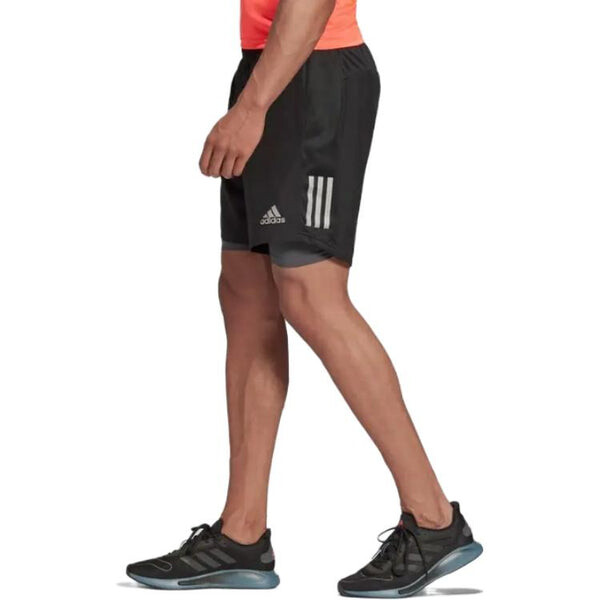 Шорты владеют шортами для бега Adidas, черный — фото 4