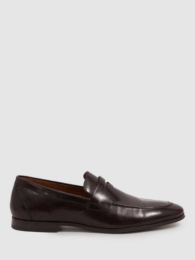 

Кожаные мокасины bray Reiss, цвет Oxblood