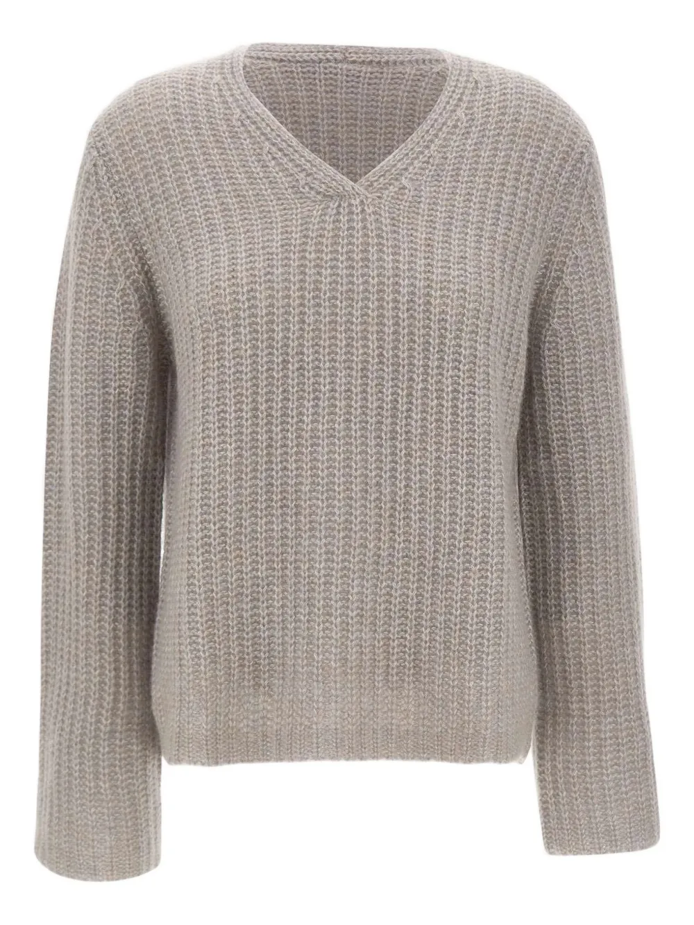 

Текстурированный джемпер с V-образным вырезом Hemisphere, серый
