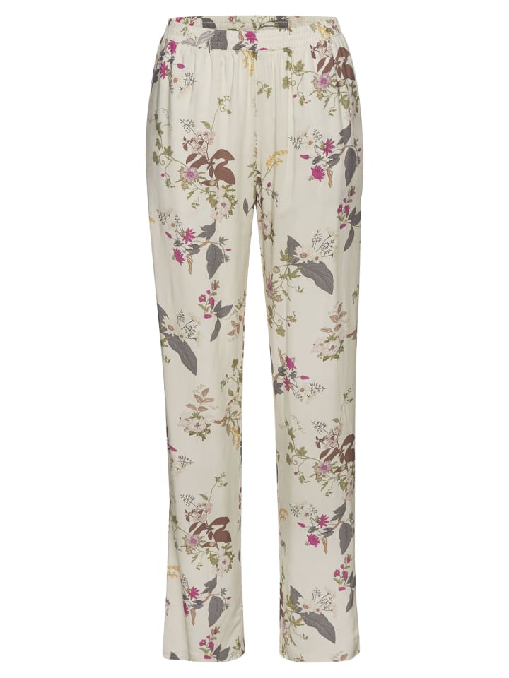 

LASCANA Пижама с цветочным принтом цвета экрю