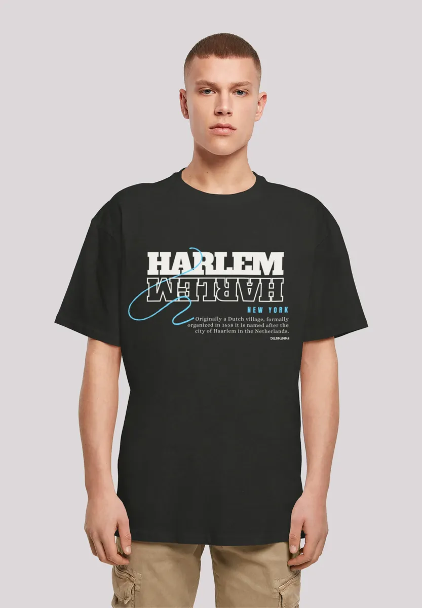 

F4NT4STIC Футболка "Harlem OVERSIZE TEE", принт, черный