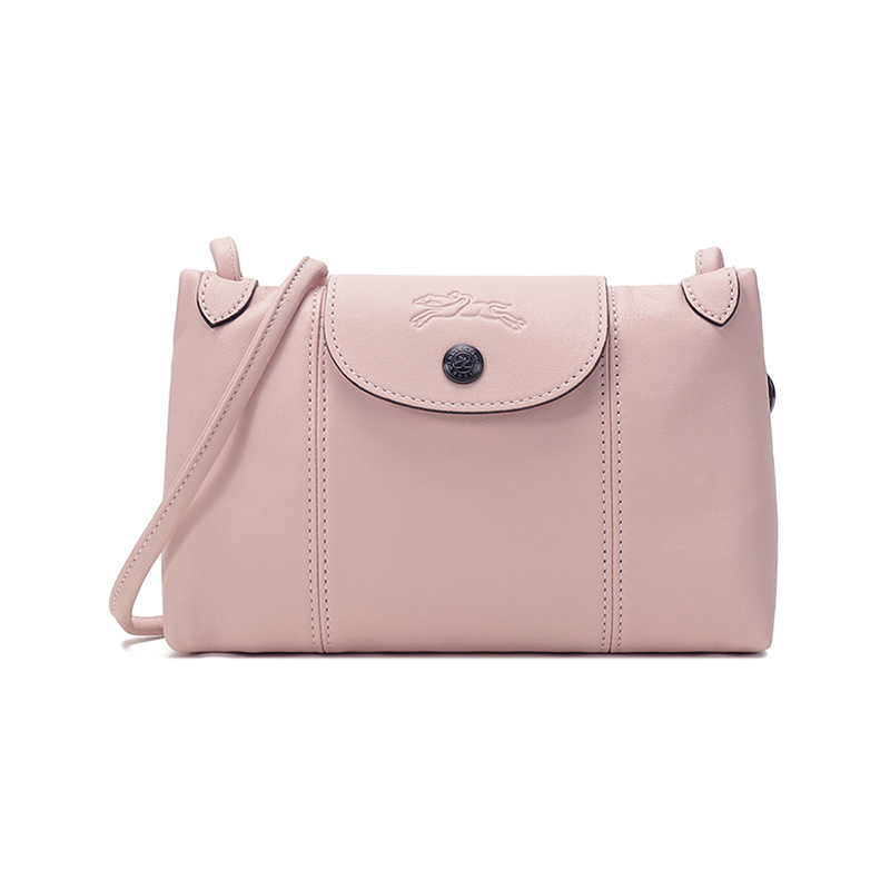 

Le Pliage Cuir Кожаная Овчина Женская Сумка Через Плечо, Поясная Сумка Светло-Розовый LONGCHAMP