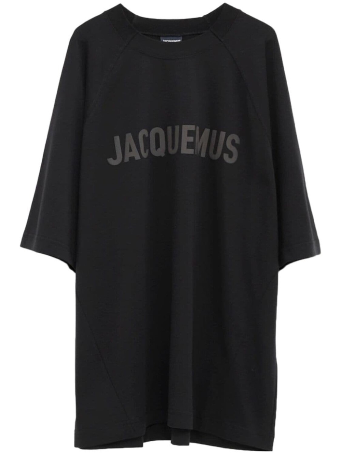 

Jacquemus футболка с круглым вырезом и аппликацией-логотипом, черный