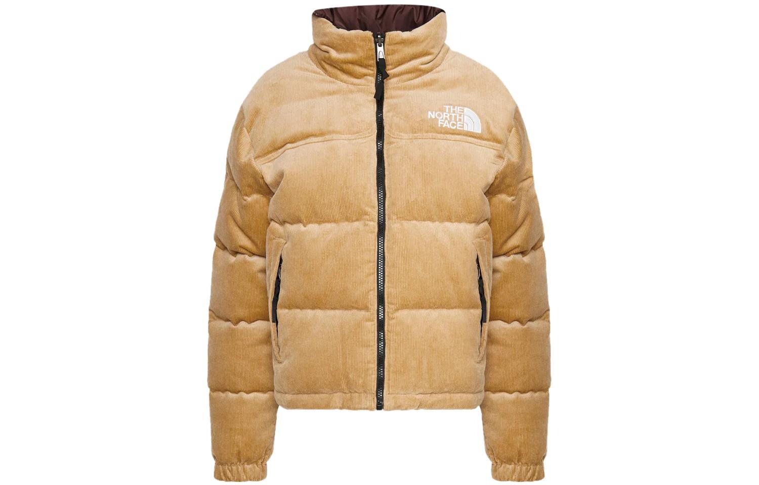 

Пуховик унисекс имбирно-желтый The North Face, желтый