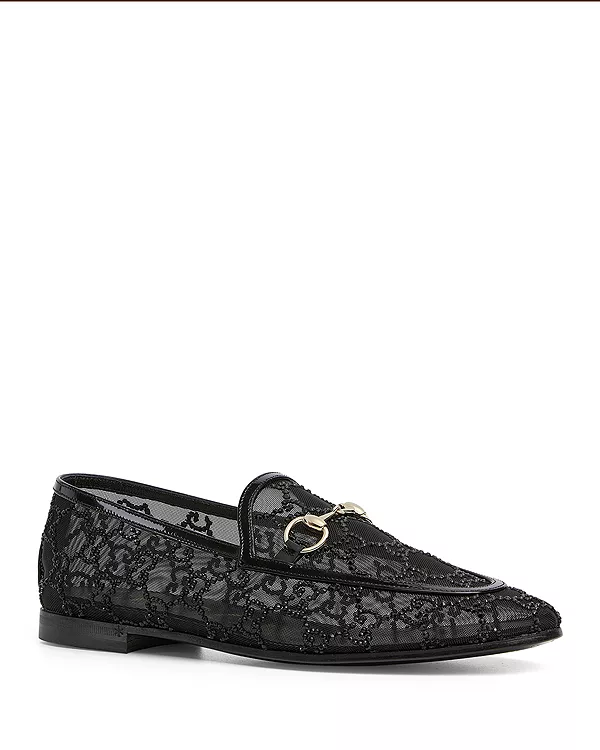 Новые женские лоферы Jordan Gucci, черный