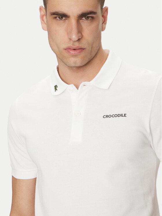 Рубашка поло стандартный крой PH9185 Lacoste, белый — фото 4