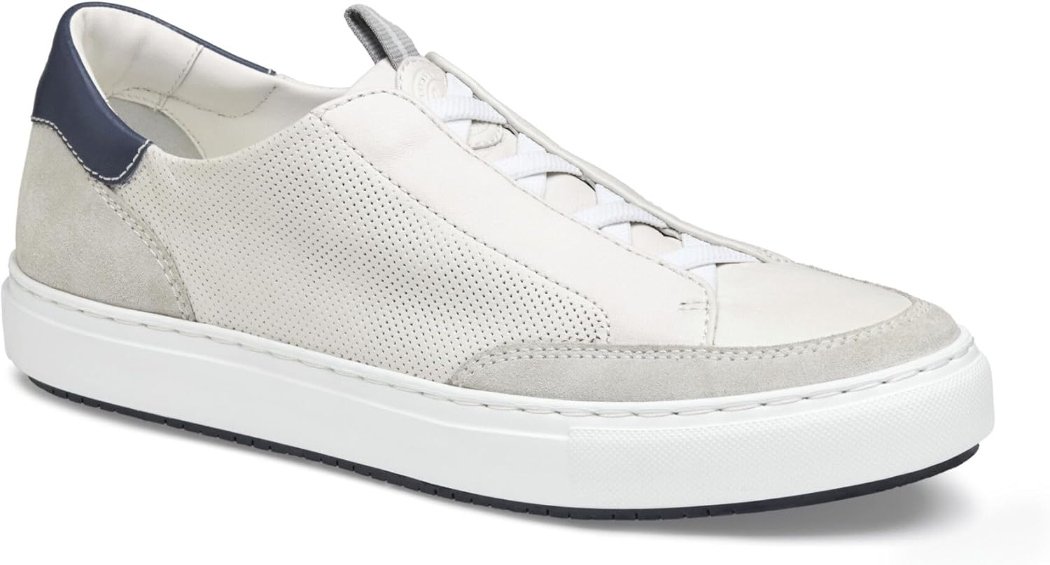 

Кежуал кроссовки Johnston Murphy Anson Stretch с эластичной шнуровкой и закрытым носком Johnston & Murphy, белый