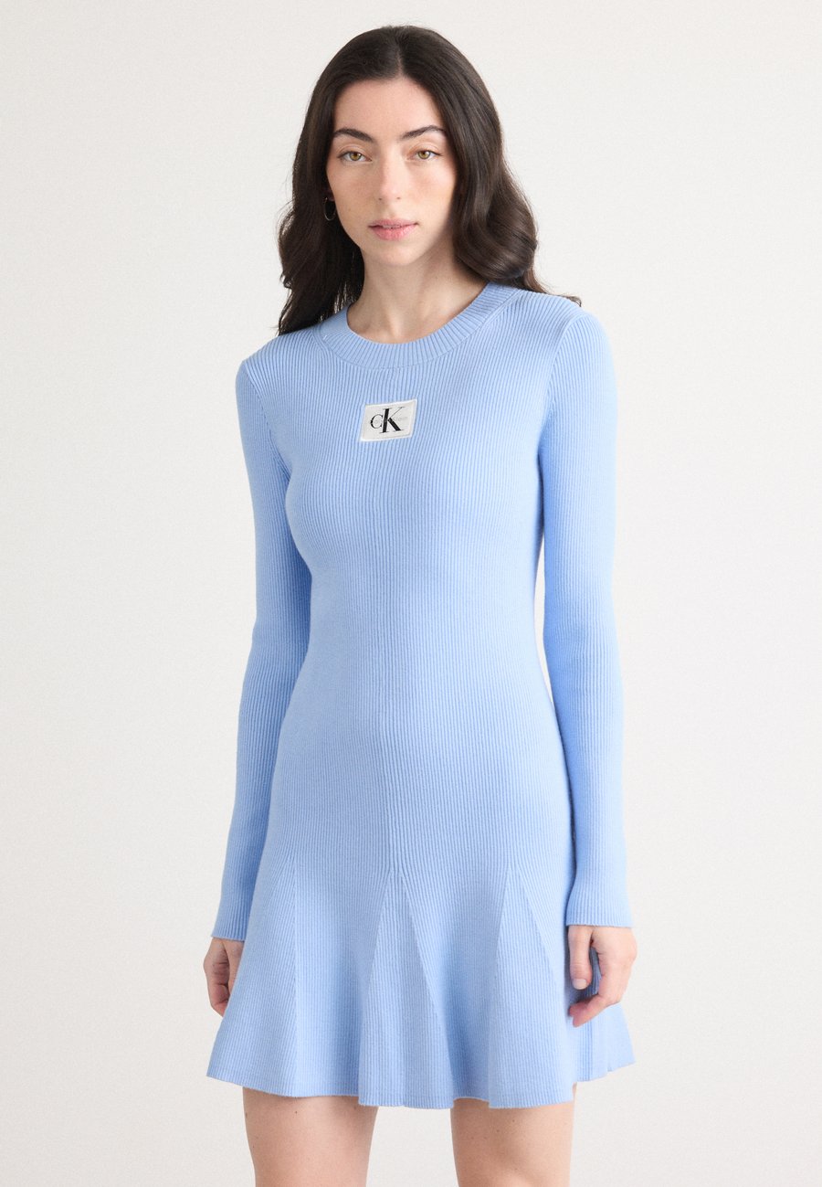 

Платье Calvin Klein Jeans FIT AND FLARE MINI DRESS, Frozen Fjord/Blue