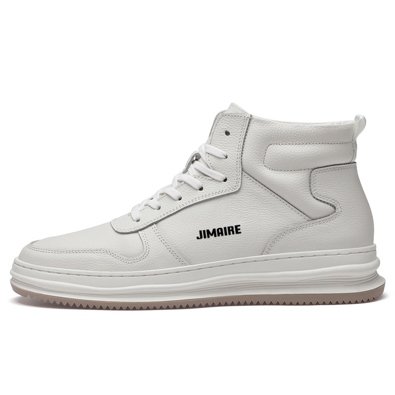 

Теплые нескользящие высокие мужские кроссовки King Jinmai, White