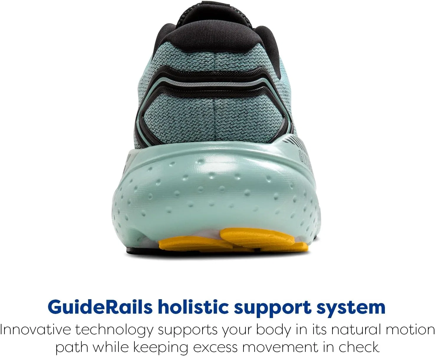 Кроссовки для бега Brooks Glycerin GTS 21, облачный/черный/золотой — фото 3