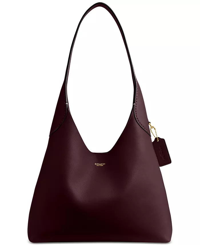 

Бруклинская кожаная сумка через плечо Medium 28 Coach, красный