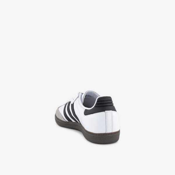 Кожаные низкие кеды Samba OG с логотипом Adidas, черный — фото 4