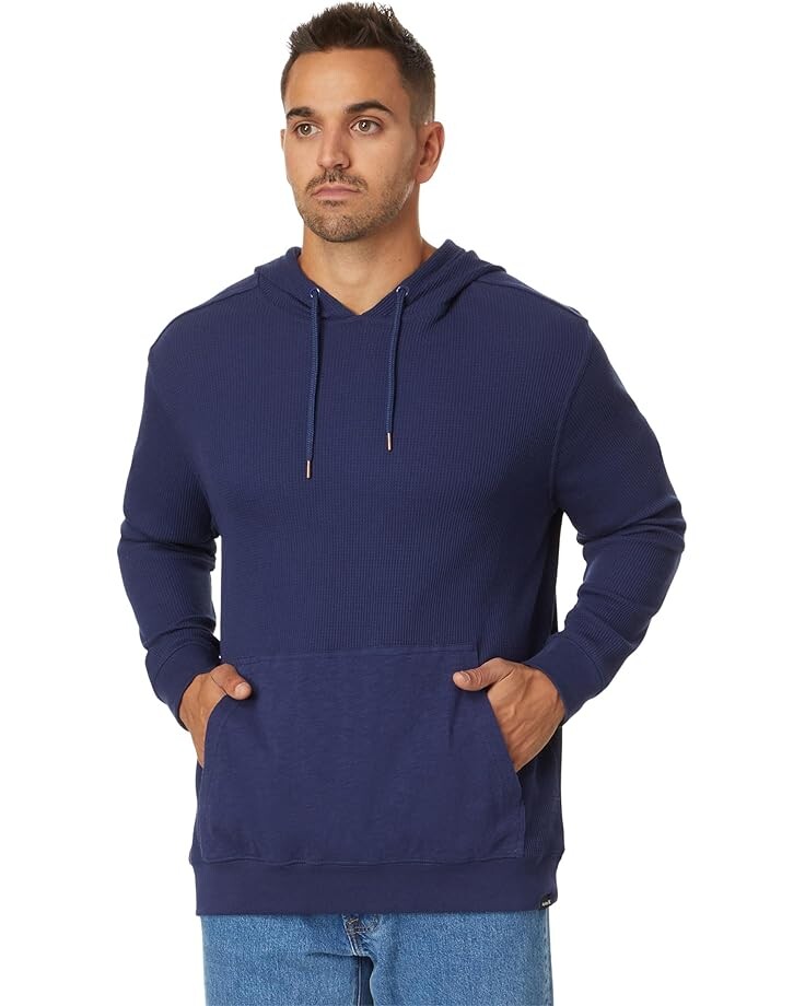 

Худи Hurley Felton Thermal Hoodie Long Sleeves, цвет Midnight Aqua