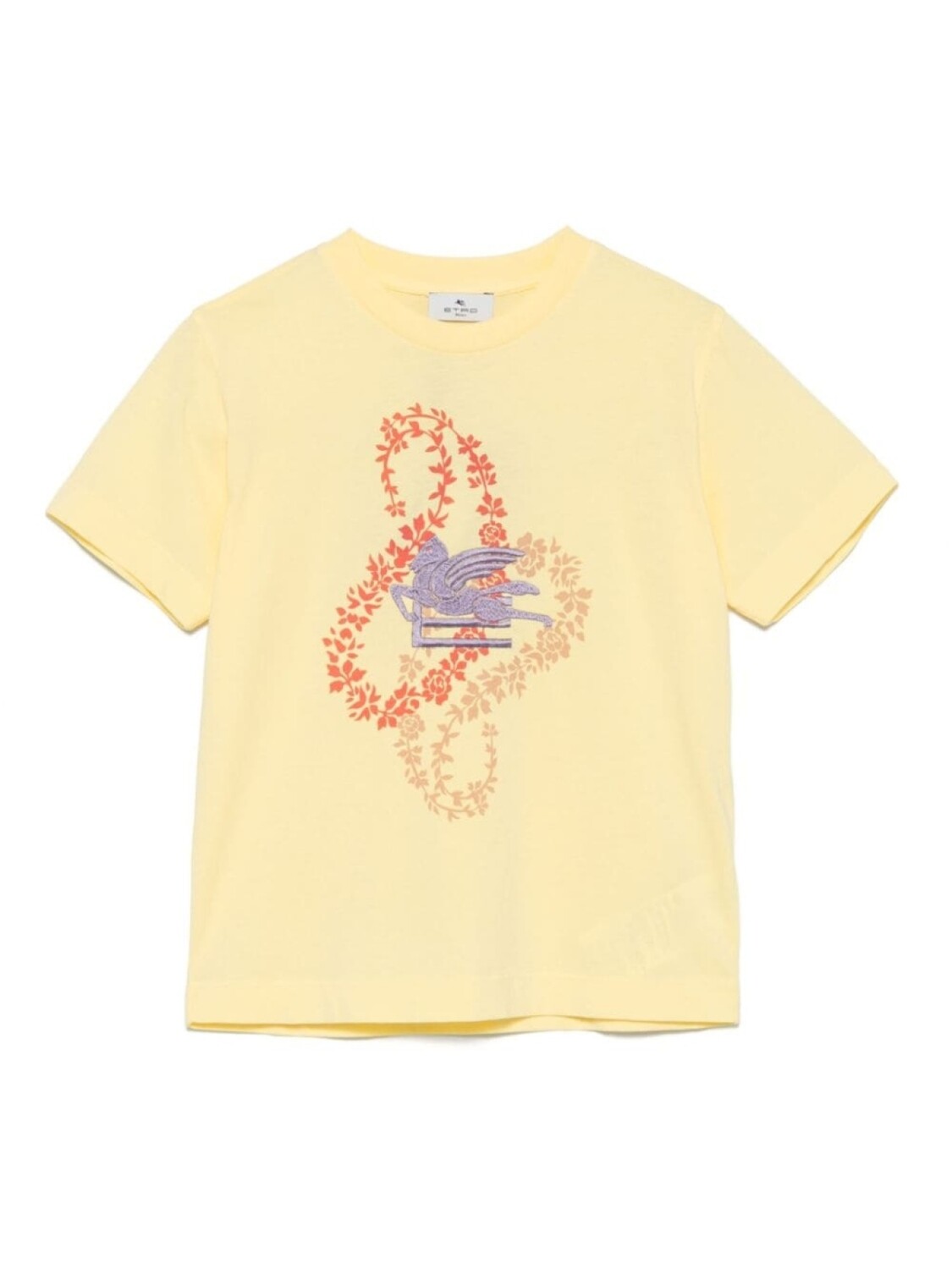 

Футболка ETRO KIDS с принтом Pegaso, желтый