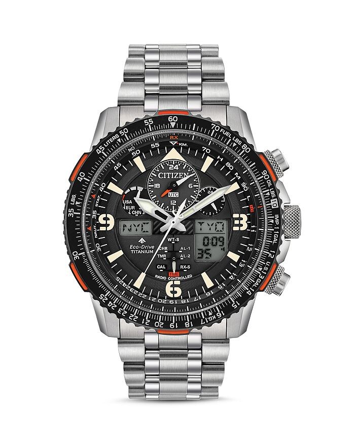

Часы Citizen Promaster Skyhawk A-T, 45 мм, серебряный
