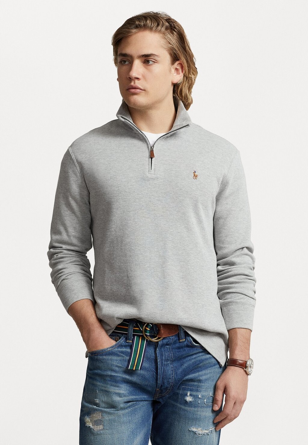 

Свитер ДЛИННЫЙ РУКАВ Polo Ralph Lauren, andover Heather