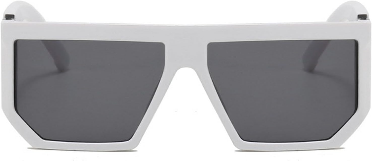 

Модные винтажные квадратные солнцезащитные очки для женщин и мужчин, очки-пилот, ретро-очки с защитой от УФ-излучения UV400, большие солнцезащитные очки в стиле 70-х mincl, White Black