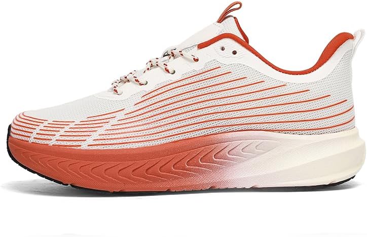 

Мужские кроссовки для бега, дышащие повседневные кроссовки, обувь для ходьбы и тенниса, стильные спортивные кроссовки с широкой носочной частью, обувь для занятий спортом на открытом воздухе и джоггинга Lhyxu, красный