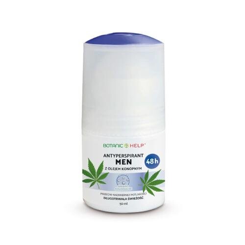 

Botanic Help Men, Конопляное масло-антиперспирант, 50 мл