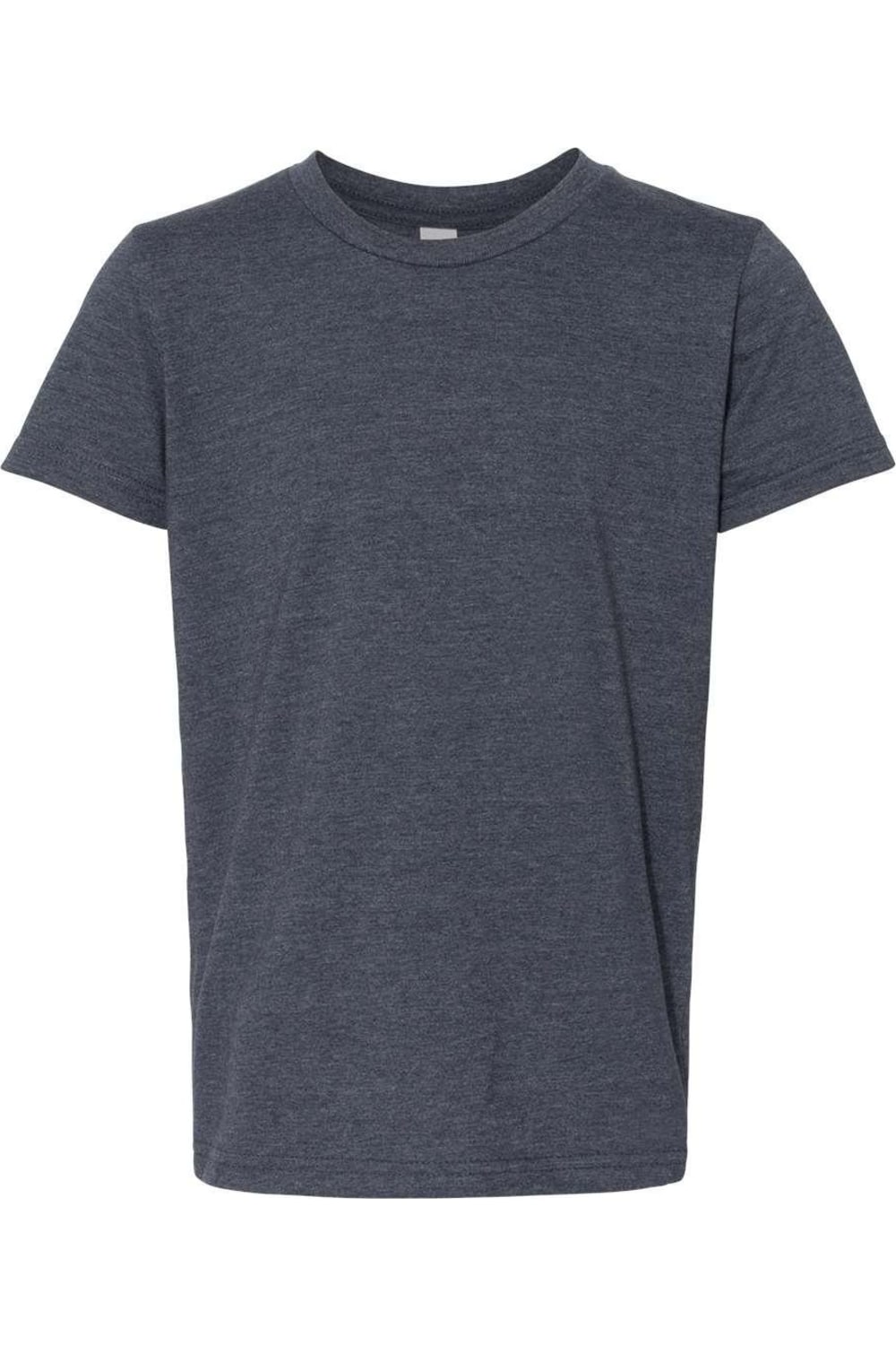 

Футболка молодежная BELLA + CANVAS CVC Jersey, цвет heather navy