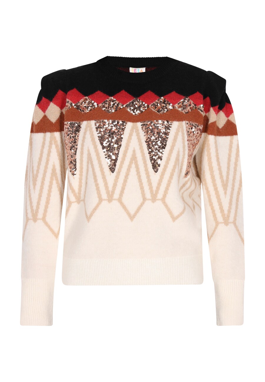 

Тонкий вязаный свитер IZIA Sweater, красный