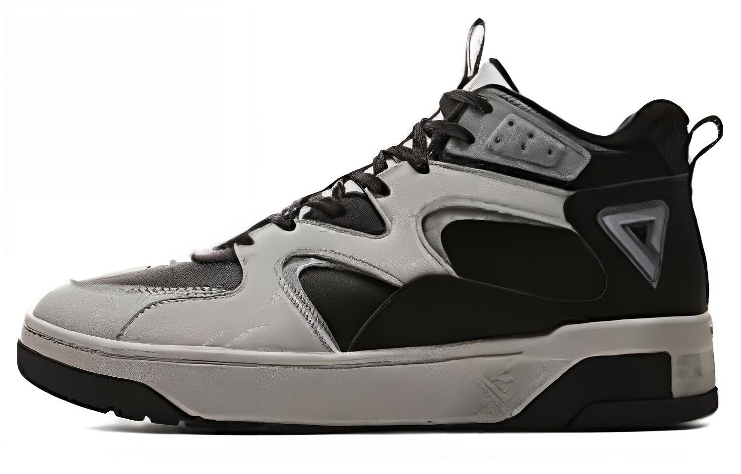 

Кроссовки PEAK Skateboarding Shoes Men High-top Black/Gray, черный/серый