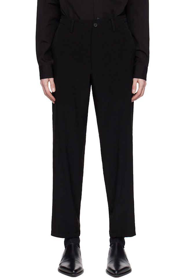 

Брюки классические зауженные Tuxedo Slim Yohji Yamamoto, черный