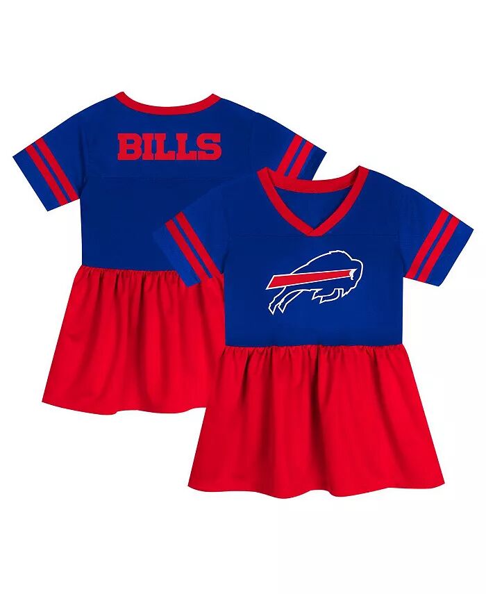 

Девочки Малыши Королевский стадион Buffalo Bills Огни Мода Джерси Платье Outerstuff