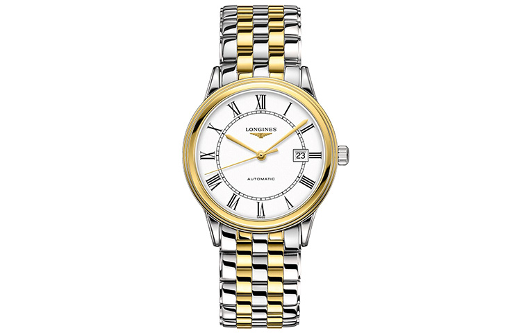 

LONGINES Часы Men's Military Flag Collection Watch, White Dial