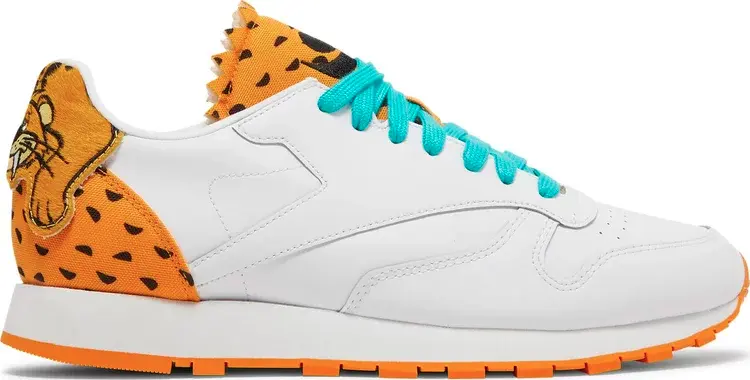 

Кроссовки flintstones meet jetsons x classic leather 'baby puss' Reebok, белый