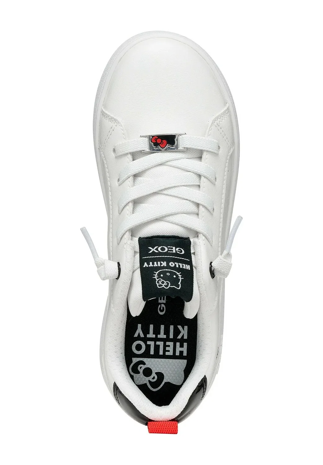 J eclyper girl - кроссовки Geox, White Black — фото 3