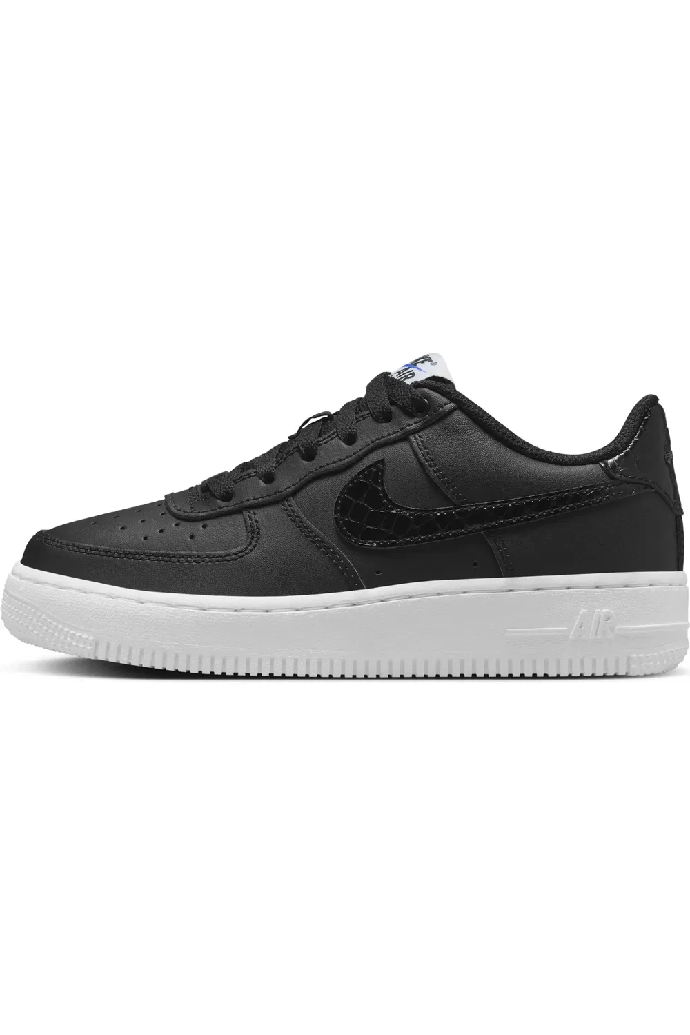 Детские кроссовки баскетбольные Air Force 1 Nike, черный/белый/черный — фото 2