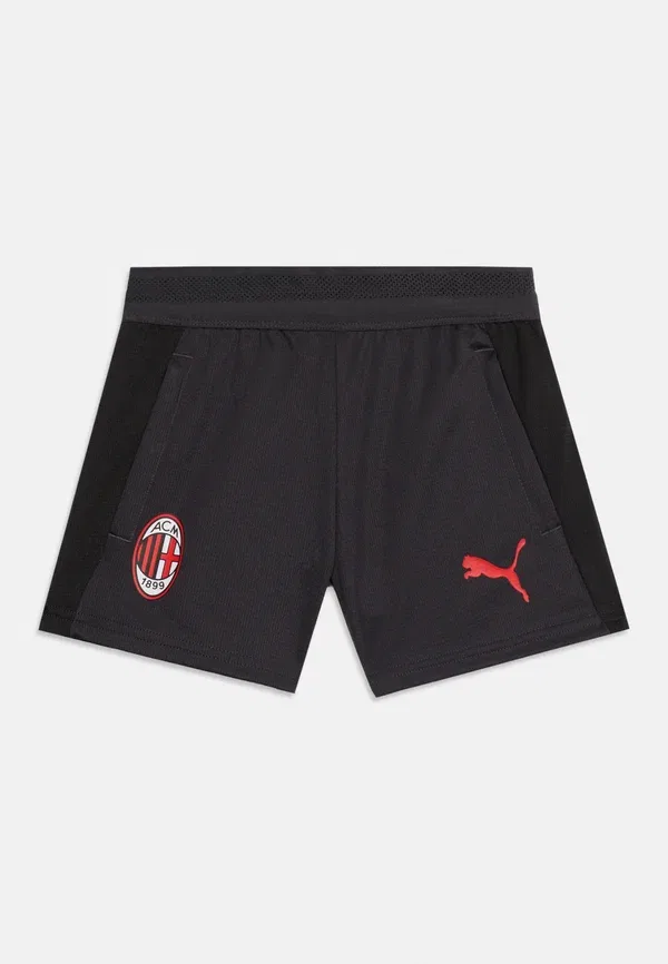 Шорты спортивные Mesh Ac milan training pocket unisex - sports shorts Puma Flat Dark Gray, темно-серый — фото 3